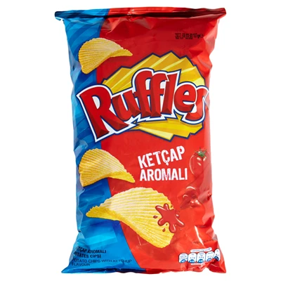 Ruffles Süper Boy Patates Cips Ketçap 113 g Tırtıklı Çıtır Atıştırmalık 8'li Avantaj Paketi ürün görseli 1