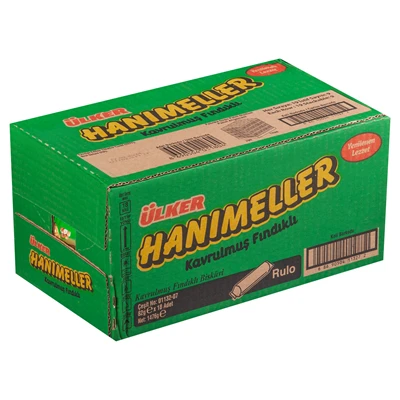 Ülker Hanımeller Rulo Fındıklı Bisküvi 82 g - Çıtır Lezzet 4'li Avantaj Paketi ürün görseli 1