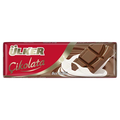 Ülker Sütlü Baton Çikolata 30g - Yumuşak ve Lezzetli Atıştırmalık 3'li Ekonomik Paket ürün görseli 1