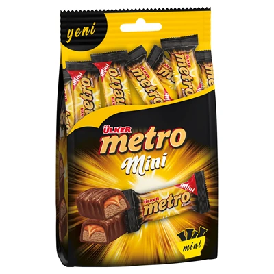 Ülker Metro Mini 102g - Pratik Atıştırmalık Çikolata 8'li Avantaj Paketi ürün görseli 1