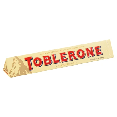 TOBLERONE Sütlü Çikolata 100 G - Bademli Nugalı İsviçre Lezzeti 5'li Avantaj Paketi ürün görseli 1