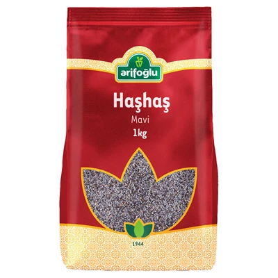 Arifoğlu Mavi Haşhaş 1 Kg - Yemeklerde ve Hamur İşlerinde Kullanımlık 3'li Ekonomik Paket ürün görseli 1