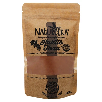 NATURELKA Naturel Kakao 200g - Katkısız, Glütensiz Doğal Kakao Tozu 8'li Avantaj Paketi ürün görseli 1