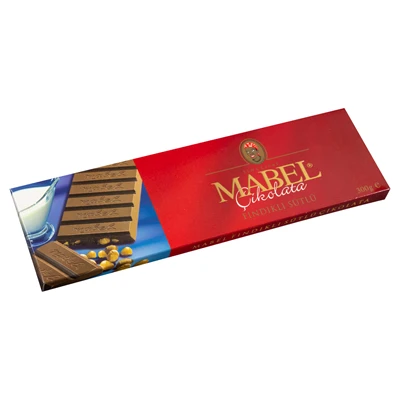 MABEL Çikolata 300 G Fındık - Katkısız Kakao Lezzeti 2'li Ekonomik Paket ürün görseli 1