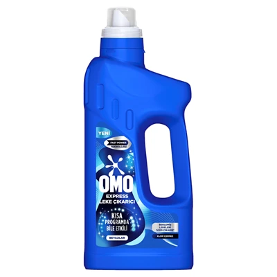 OMO Express Leke Çıkarıcı 1 L Beyazlar - Beklemiş Lekelere Son 2'li Ekonomik Paket ürün görseli 1