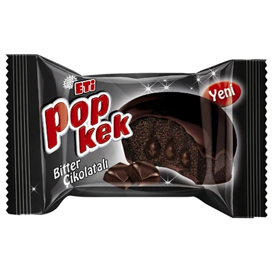 ETİ Pop Kek 24x55g Bitter Çikolatalı Kek 3'li Ekonomik Paket ürün görseli 1