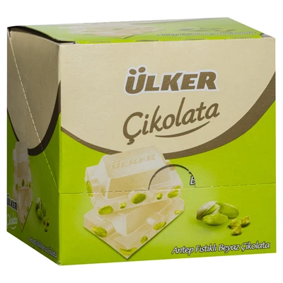 Ülker Kare Beyaz Çikolata 6x65g - Yoğun Beyaz Çikolata Lezzeti 8'li Avantaj Paketi ürün görseli 1