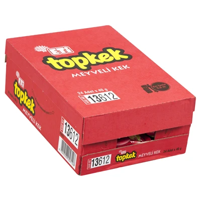 ETİ Topkek 24x40 G Meyveli Bisküvi - Pratik Atıştırmalık 6'li Avantaj Paketi ürün görseli 1