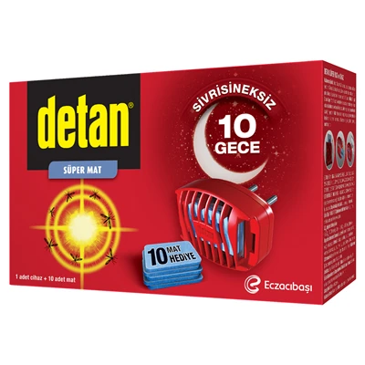 detan Süper Mat Cihaz+ 10 Yedek Sivrisinek Kovucu 5'li Avantaj Paketi ürün görseli 1