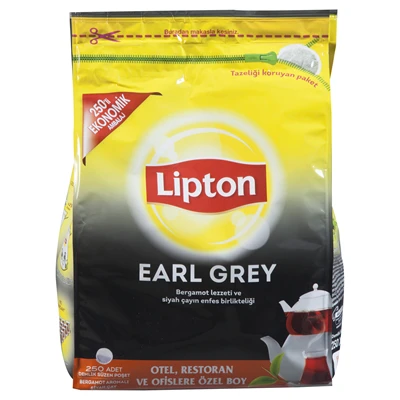 Lipton Demlik Poşet Çay 250*3,2G Earl Grey - 800g 3'li Ekonomik Paket ürün görseli 1