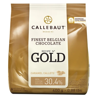 CALLEBAUT Gold Sütlü Kuvertür Çikolata 400g - Pastacılık İçin ürün görseli 1