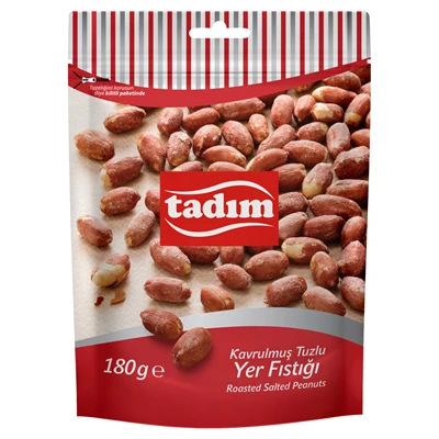 Tadım Yer Fıstığı 180G Tuzlu - Pratik ve Lezzetli Atıştırmalık 6'li Avantaj Paketi ürün görseli 1