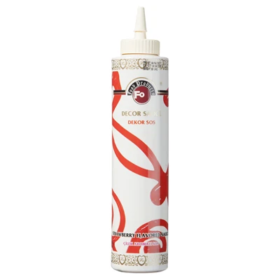 Fo Çilek Aromalı Topping Sos 750g - Tatlılar İçin Pratik Sos 8'li Avantaj Paketi ürün görseli 1