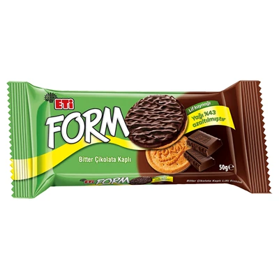ETİ Form Bisküvi 24x50g Çikolata Kaplı Atıştırmalık ürün görseli 1