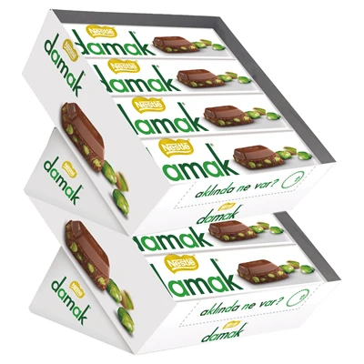 Nestlé Damak Baton Çikolata 12x30g Antep Fıstıklı 3'li Ekonomik Paket ürün görseli 1