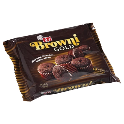 ETİ Browni Gold Mini Kek 180 G Kakaolu Islak Kek 8'li Avantaj Paketi ürün görseli 1