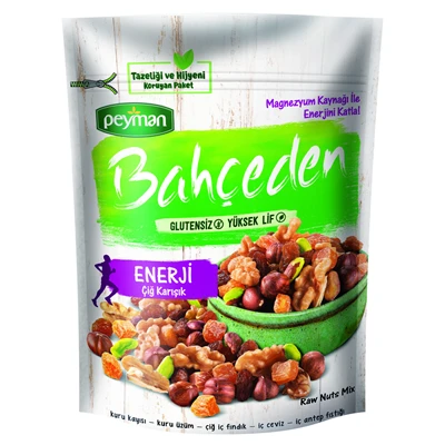 Bahçeden Çiğ Karışık Kuruyemiş 140 G Klasik - Glutensiz ve Yüksek Lifli 8'li Avantaj Paketi ürün görseli 1