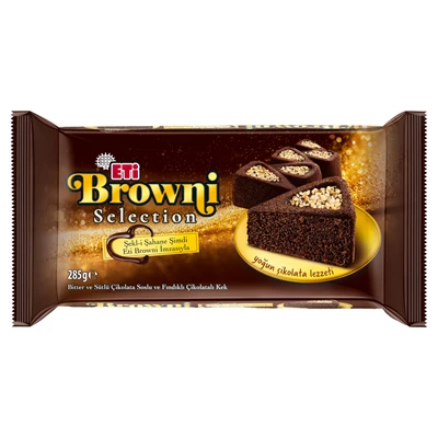 ETİ Browni Selection 285 G - Yoğun Çikolatalı Islak Kek Dokusu 5'li Avantaj Paketi ürün görseli 1