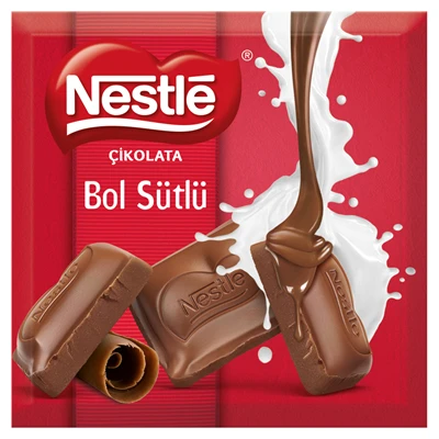 Nestle Kare Çikolata 60 G Sütlü - Bol Sütlü Lezzet 8'li Avantaj Paketi ürün görseli 1