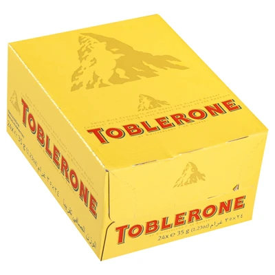 TOBLERONE Sütlü Çikolata 35g - Üçgen Parçalı İsviçre Lezzeti 2'li Ekonomik Paket ürün görseli 1