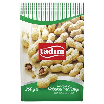 Tadım Yer Fıstığı 250G Kabuklu - Pratik ve Lezzetli Atıştırmalık 8'li Avantaj Paketi ürün görseli 1