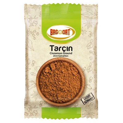 BAĞDAT Tarçın 45g - Doğal Baharat, Unlu ve Şekerli Ürünler İçin 8'li Avantaj Paketi ürün görseli 1