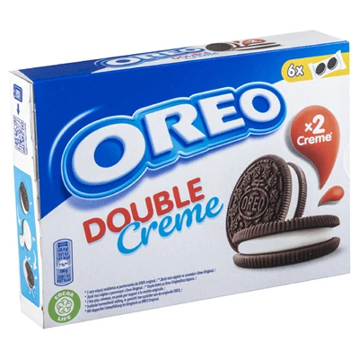 OREO Double Stuff Bisküvi 170G Vanilya - Çifte Krema Dolgulu 3'li Ekonomik Paket ürün görseli 1