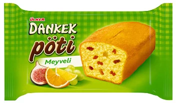 ÜLKER Dankek Pöti Muffın Kek 24x35g Meyveli - Pratik Atıştırmalık 5'li Avantaj Paketi ürün görseli 1