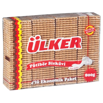 Ülker Petibör Bisküvi 800G - Klasik Lezzet, Taze Sütlü 5'li Avantaj Paketi ürün görseli 1