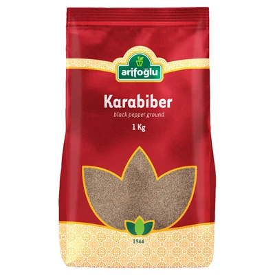 Arifoğlu Öğütülmüş Karabiber 1 Kg - Toz Baharat 5'li Avantaj Paketi ürün görseli 1