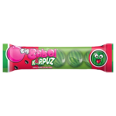 Big Babol Karpuz Aromalı Toz Dolgulu Balonlu Sakız 20g 5'li Avantaj Paketi ürün görseli 1