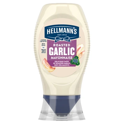 HELLMANN'S Sarımsaklı Mayonez 235 G Kavrulmuş Sarımsaklı Lezzet 3'li Ekonomik Paket ürün görseli 1