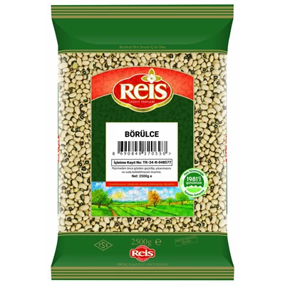 REİS Börülce 2,5 Kg - Krem Renkli, Siyah Göbekli Bakliyat 3'li Ekonomik Paket ürün görseli 1