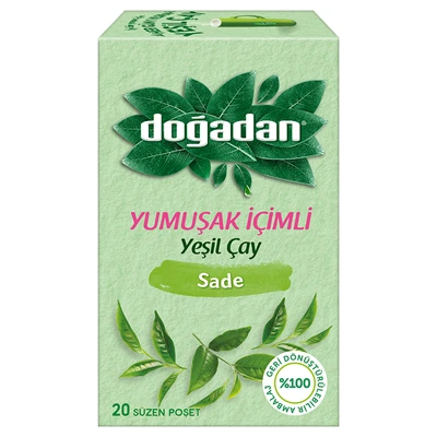 Doğadan Yumuşak İçimli Yeşil Çay 20'li Poşet Çay 6'li Avantaj Paketi ürün görseli 1