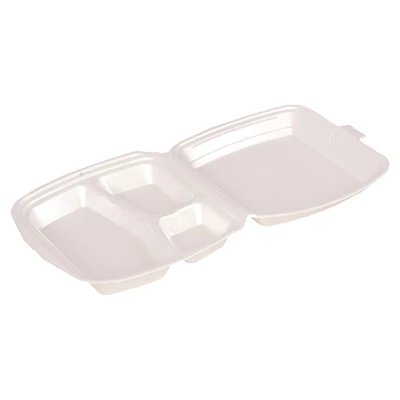 Smartpack Kapaklı Kap 3 Gözlü 100Lü - Pratik ve Hijyenik Paket Servis Çözümü 6'li Avantaj Paketi ürün görseli 1