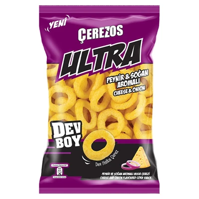 ÇEREZOS Mısır Çerezi Dev Boy 150 G Peynir Ve Soğanlı Atıştırmalık 8'li Avantaj Paketi ürün görseli 1