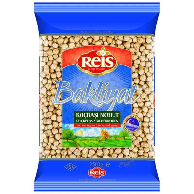 REİS Nohut 2,5 Kg İri Taneli Lezzetli Bakliyat 2'li Ekonomik Paket ürün görseli 1