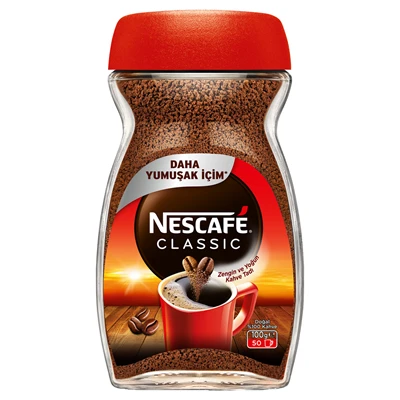 NESCAFE Classic Çözülebilir Kahve 100 G - %100 Doğal Robusta Harmanı 8'li Avantaj Paketi ürün görseli 1