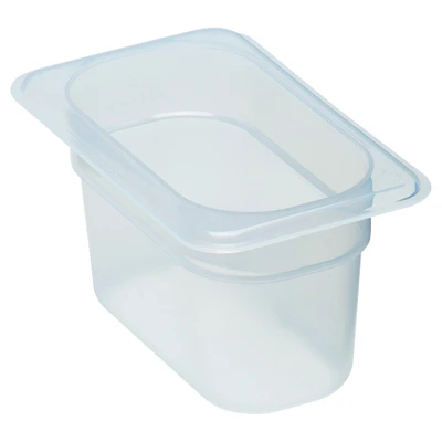 Cambro Gastronom Küvet Yarısaydam 1/9 - PP Saklama Kabı 8'li Avantaj Paketi ürün görseli 1