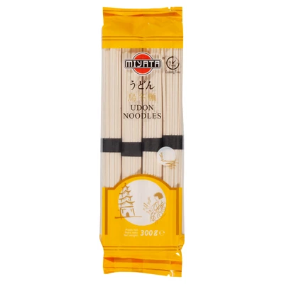 Miyata Udon Noodle 300G - Kalın Buğday Unlu Erişte, Yüksek Lif ve B Vitamini 8'li Avantaj Paketi ürün görseli 1