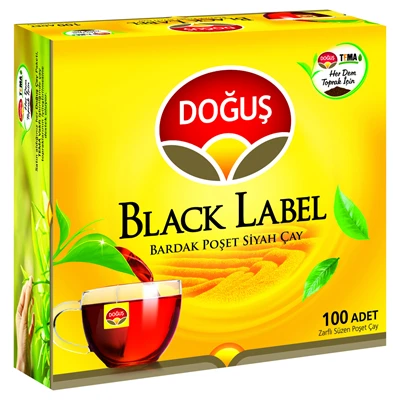 Doğuş Black Label Bardak Poşet Çay 100*2G - 200 G 2'li Ekonomik Paket ürün görseli 1