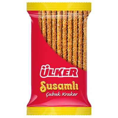 Ülker Susamlı Çubuk Kraker 45 g (22'li Paket) - İkonik Lezzet 4'li Avantaj Paketi ürün görseli 1