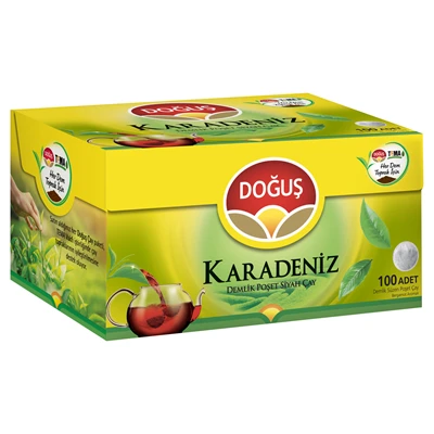 DOĞUŞ Karadeniz Demlik Çay 100*3,2 G - Hafif Bergamot Aromalı Poşet Çay 3'li Ekonomik Paket ürün görseli 1