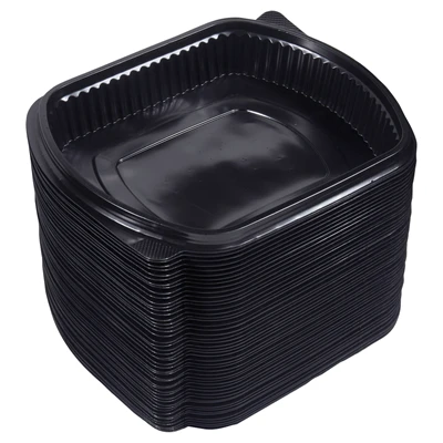 Kullan At Mikrodalga Kabı 50 Adet Bölmesiz 2'li Ekonomik Paket ürün görseli 1