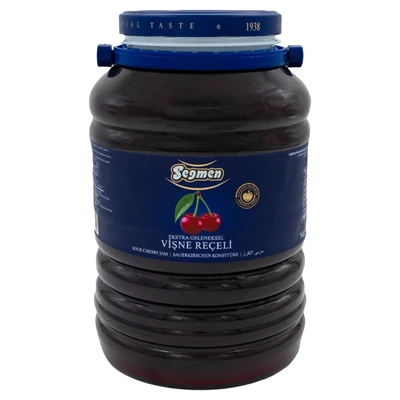 Seğmen Vişne Reçeli 5 Kg - %45 Meyve Oranı, Kahvaltılık ve Tatlılar İçin ürün görseli 1