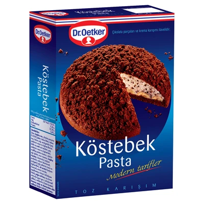 Dr. Oetker Köstebek Pasta 450G - Kakaolu Kek, Muz Aromalı Krema ve Çikolata Parç 3'li Ekonomik Paket ürün görseli 1