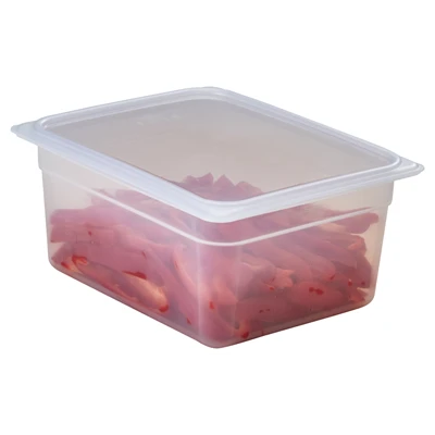Cambro Gastronom Küvet 15Cm Yarısaydam 1/2 - PP Saklama Kabı 3'li Ekonomik Paket ürün görseli 1
