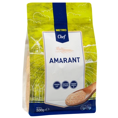 METRO Chef Amarant 500 G - Yüksek Lifli, Protein ve Omega 3 Kaynağı 5'li Avantaj Paketi ürün görseli 1