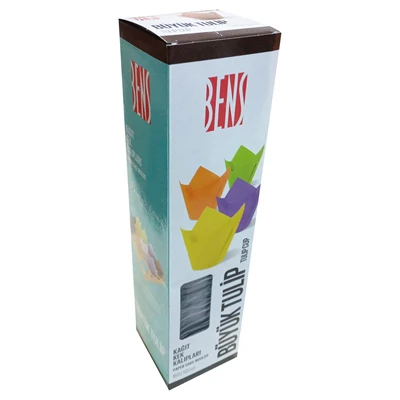 Bensüs Tulip Mufin Kabı 200'lü Kahverengi - 180°C Isıya Dayanıklı 8'li Avantaj Paketi ürün görseli 1
