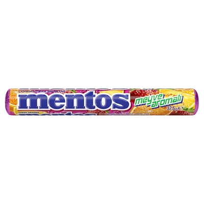 Mentos Draje Şeker 20x37,5g Meyve Aromalı Çilek Portakal Limon 2'li Ekonomik Paket ürün görseli 1